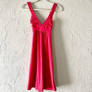Susana Monaco cross back red dress